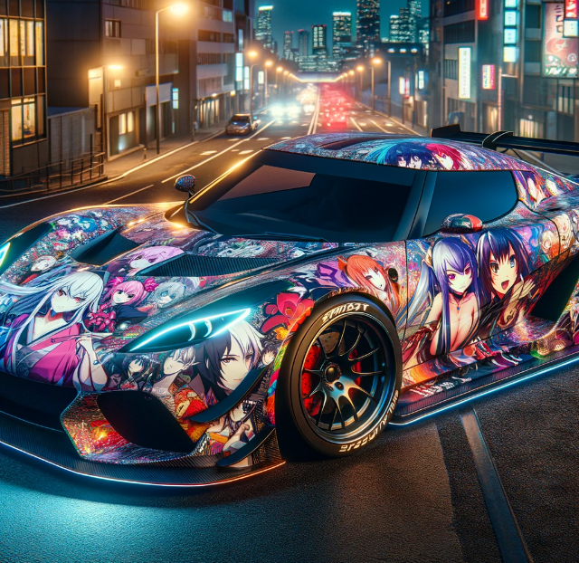 anime car decals